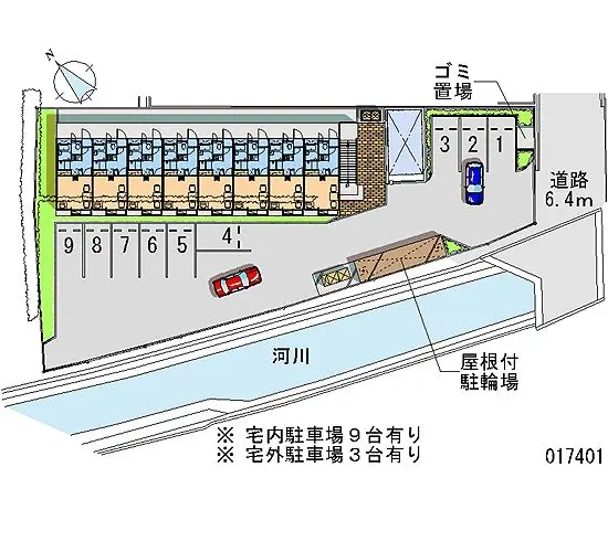 ★手数料０円★彦根市古沢町　月極駐車場（LP）